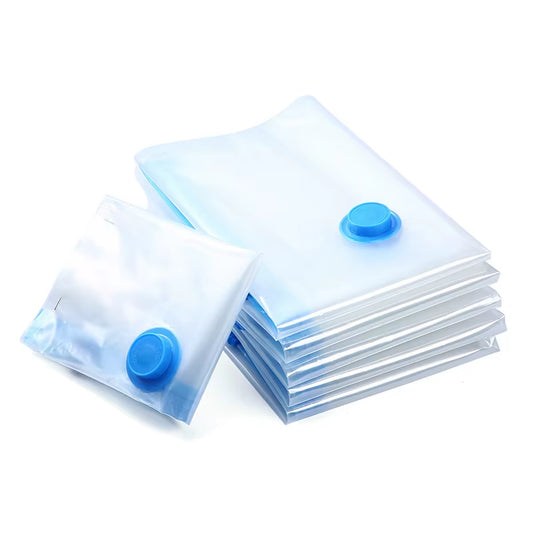 4Pcs Thickened Vacuum Compression Bag, Transparent Quilt Vacuum Bag, Storage Bag, Household Clothing Storage and Sorting Bag