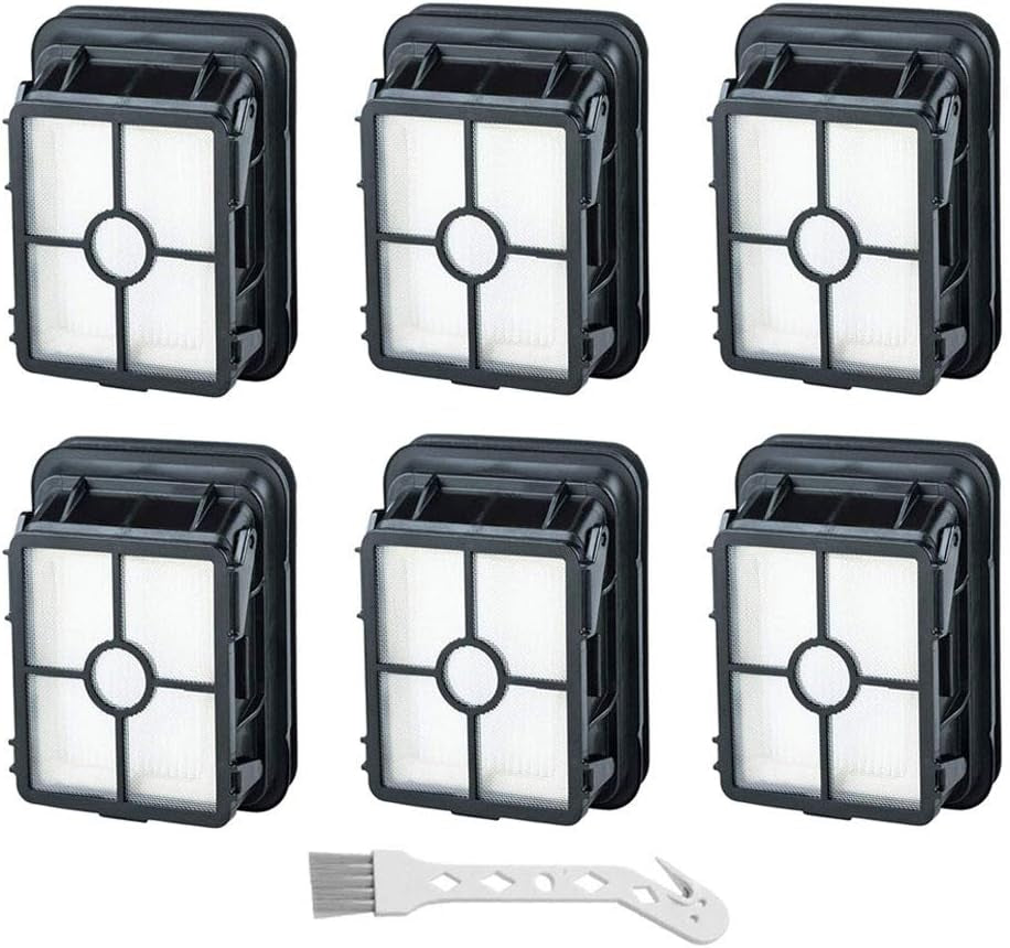 6 Packs 1866 Vacuum Filters Replacement for Bissell Crosswave Vacuum Cleaner, Compare to Part # 1608684
