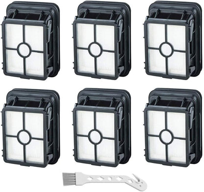 6 Packs 1866 Vacuum Filters Replacement for Bissell Crosswave Vacuum Cleaner, Compare to Part # 1608684