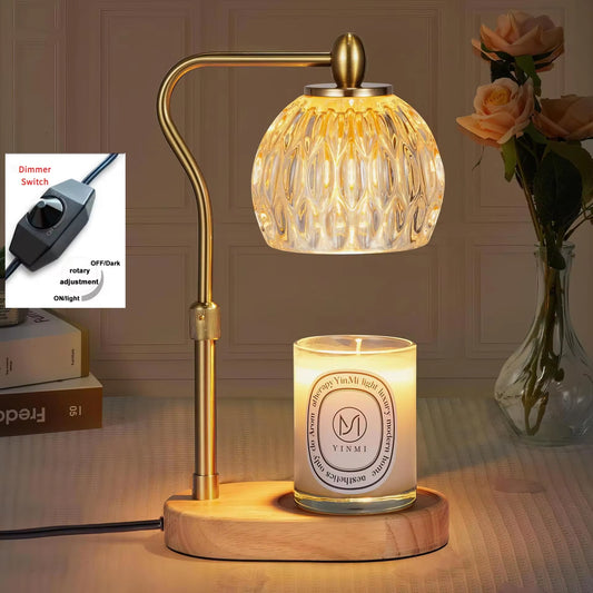 Candle Warmer Lamp with Timer and Dimmer Height Adjustable for Home Decor Birthday Gifts for Women Mom Warmer for Jar Candles